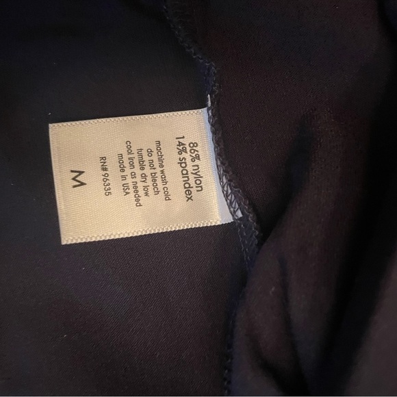 Susana Monaco Women Long Sleeve V- Neck Angled Wrap Dress Midnight - Picture 13 of 14